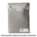 VELVI Zasłona gotowa na przelotkach, 140 x 250cm, kolor 002 brązowy