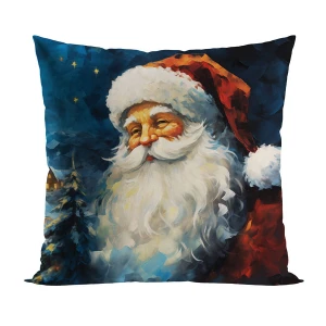 MIKOŁAJ W WIOSCE Poszewka VELVET, 40x40cm